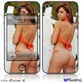 iPhone 4 Decal Style Vinyl Skin - Joselyn Reyes 003 (DOES NOT fit newer iPhone 4S)