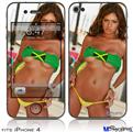 iPhone 4 Decal Style Vinyl Skin - Joselyn Reyes 001 (DOES NOT fit newer iPhone 4S)