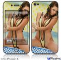 iPhone 4 Decal Style Vinyl Skin - Joselyn Reyes 002 (DOES NOT fit newer iPhone 4S)