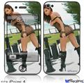 iPhone 4 Decal Style Vinyl Skin - Joselyn Reyes 005  (DOES NOT fit newer iPhone 4S)